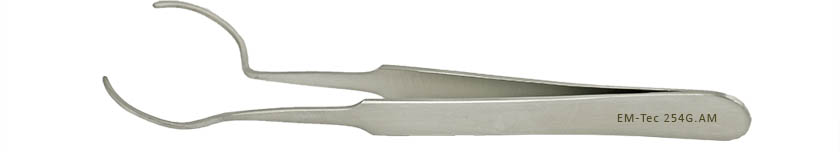 EM-Tec 254G.AM SEM pin stub gripper tweezers for Ø25.4mm pin stubs, anti-magnetic stainless steel